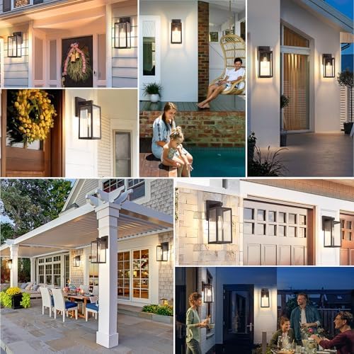MAXvolador Outdoor Wall Light Fixture, Exterior Waterproof Wall Lantern - Image 7