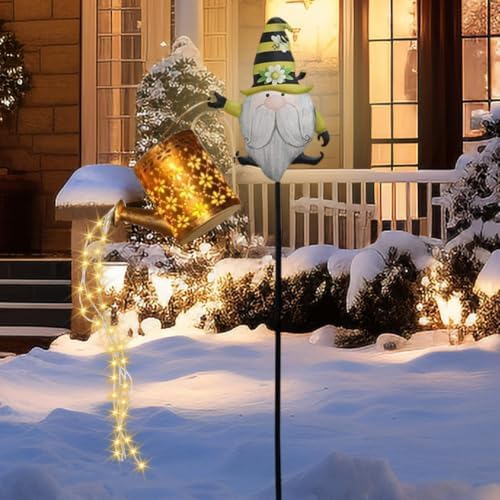 Solar Watering Can Lights Waterproof Christmas Walking Lighting - Image 2