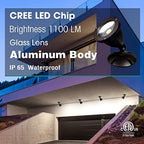 1100LM LED Waterproof Outdoor Landscape Spotlight, LED Flood Light - Image 2
