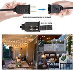 Outdoor String Lights Waterproof Patio Lights 200FT with 100+4 Shatterproof G40 LED Edison Outdoor String for Party Backyard Gazebo Pegola Cafe, 2Pack x 100ft - Image 6