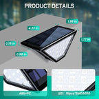 PATIOWIN 12 Pack Solar Step Lights for Outside, 24 LEDs Solar Stair Lights Waterproof IP65, Solar Deck Lights Outdoor Decor for Garden, Porch - Image 5