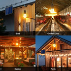 Solar Light Bulb for Replacement DIY, Chicken Coop, Shed, Outdoor 2 Pack - Image 6