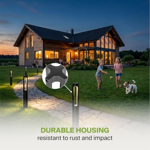 ASD Low Voltage Landscape Lighting, Outdoor Bollard Pathway Lights 5 Color - Image 5