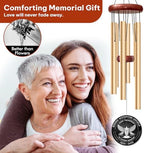 Personalized Motorcycle Memorial Wind Chimes for Outdoors – Custom Name & Years Remembrance Chime – Sympathy Gift for Loss of Loved One – Memory Windchimes for Garden, Porch, Patio or Quiet Space - Image 4