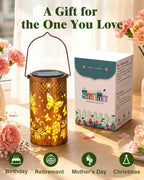 DIBIEECN Birthday Gifts for Women, Solar Lanterns, Butterfly, 4 Pack - Image 2