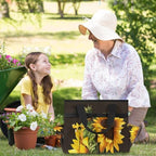 Butterfly Sunflower Funny Garden Tool Bag Waterproof Gardening Tool Storage Bag with Handle & 10 Pockets Gardening Tote Bag for Women Garden Tool Organizer - Image 5