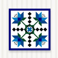 BARN Quilt Block Outdoor Square BQ104-04 | 6 Sizes | Outside Pattern | Wall Decor | Yard Art | Barn Quilt Sign | Farm Design (46" x 46" 1 Sided) Shipped in 4-23" Pieces by SignStuffInc