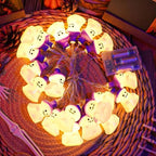 CAKERS Creative Halloween Fairy Lights|Warm White Light Novelty String Lights|Led Hanging Copper Wire Lights|Night Lamps for Party Home Office Decor,C,3m(9.8ft)-20LED-Battery - Image 3