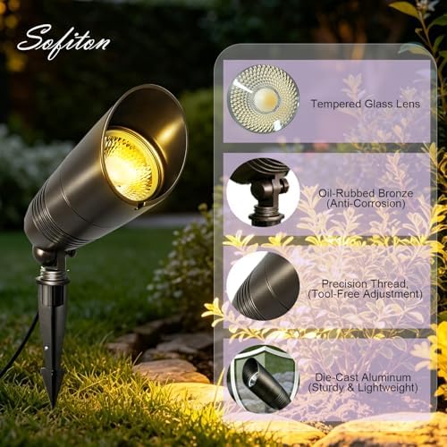 Outdoor Landscape Spotlights with RGB+CCT Color Changing - Image 5