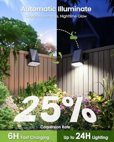 Solar Spot Lights Outdoor Waterproof, Solar Spotlights 10 Pack Cool White - Image 3