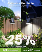 Solar Spot Lights Outdoor Waterproof, Solar Spotlights 10 Pack Cool White - Image 3