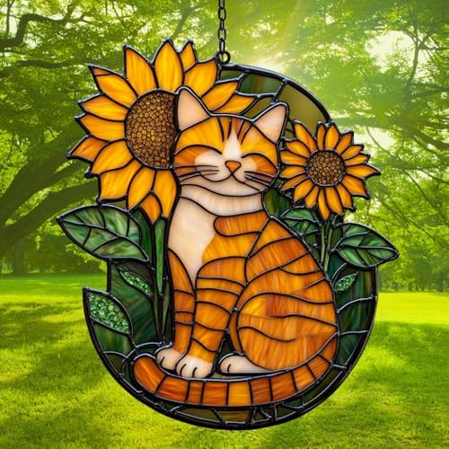 Positive Cat Acrylic Suncatcher - Image 3