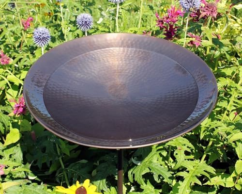Achla Designs Burnt Copper Birdbath- Stake - Image 4