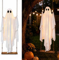 4.9FT Large Pre-Assembled Hanging Swing Ghost Halloween Decorations Outdoor by Muhubaih