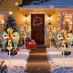 Cardinal Bird&Rose Solar Cross Garden Stake Light ,Christmas Decor Gifts - Image 6