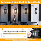 Motion Sensor Porch Lights Dusk to Dawn 19 Inch Large - Image 3