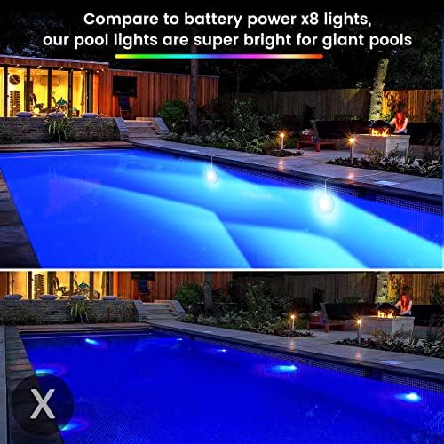 LyLmLe LED Pool Lights 50W Double Lights with APP Control for Giant Pools - Image 6