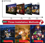 Christmas Halloween Lights Projector Outdoor,Holiday Projector Light,Waterproof Indoor Remote Control LED Projector Lights,16 Slides Holiday Light Party Garden House Kids Room Night Light - Image 4