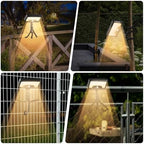 Solar Motion Lights Outdoor with Flexible Octopus Tripod (2 Pack, 3000K) - Image 2
