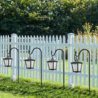 12 Pcs 24 Inch Shepherd Hook for Outdoor Adjustable Bird Feeder Pole - Image 4