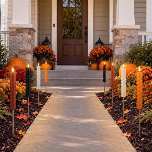Woanger 8 Pcs Halloween Solar Lights Outdoor, Waterproof LED Pathway Decor - Image 5