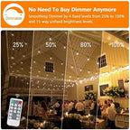 Lakumu 2-Pack 3 Color Dimmable LED Outdoor String Lights with Remotes - Image 3