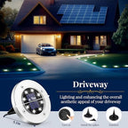 SOLPEX Solar Ground Lights Outdoor, Garden Lights 16 Pack Cool White - Image 5