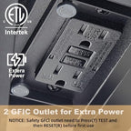 Porch Lights with GFCI Outlet with Remote - Image 3