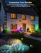 APPECK Landscape Lighting, RGBW Spotlights with APP Control,8 Pack - Image 2