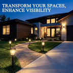 Solar Lights Outdoor, 8 Pack Solar Pathway Lights Outdoor, Waterproof Auto On/Off Garden Lights for Yard, Landscape Path, Walkway, Driveway Decor (3000K Warm White) - Image 5