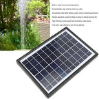 Pilipane Solar Fountain Pump with Battery Backup 5000mAh, 7W Solar Bird Bath Fountain with LED Lights, Solar Birdbath Fountain Pump for Pond, Fish Tank，Fountains Garden Decor - Image 3