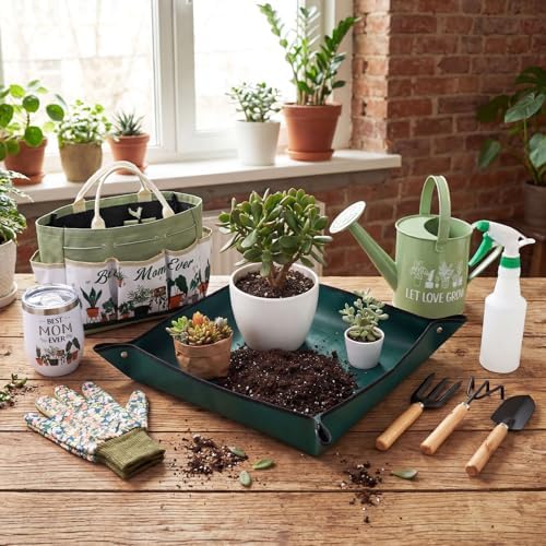 Reginary 11 Pcs Gardening Gift Watering Can Set for Women Plant Lover, Mom - Image 6