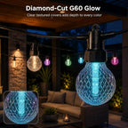 50FT G60 Smart Outdoor String Lights, RGBW Color Changing Patio Lights - Image 2