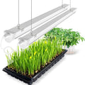 JESLED 2FT Grow Lights, 5000K Full Spectrum Sunlight White, V-Shaped Beam by JESLED