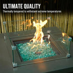 Skyflame 1/2-Inch Fireglass for Gas Firepit and Fireplace, 10-Pound - Image 4