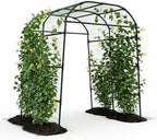 Garvee Metal Garden Arch Trellis, 7.2Ft Black for Raised Beds by Garvee