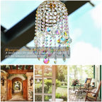 12.8'' Crystal Wind Chime Suncatchers Wind Chimes for Window Indoor Outdoor - Image 5