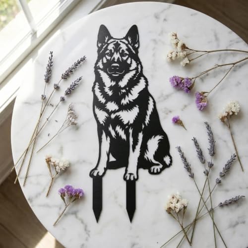 Dog Metal Garden Stake - Weatherproof Dog Silhouette Yard Art, Decorative Outdoor Sign for Lawn & Patio, Heartfelt Gift for Rough Collie Lovers(Sit,10") - Image 4