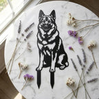 Dog Metal Garden Stake - Weatherproof Dog Silhouette Yard Art, Decorative Outdoor Sign for Lawn & Patio, Heartfelt Gift for Rough Collie Lovers(Jump,14") - Image 4