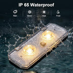 12 Pack Solar Fence Lights, 2 Color Changing & 11 Fixed Color - Image 3