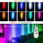 Cly Solar RGB Spotlights Outdoor Garden Floodlight Landscape Spotlights 6-1 - Image 4