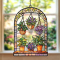 Garden Plant Pot Acrylic Suncatcher by AVAGAN