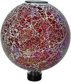 Sunnydaze Solar Gazing Ball for Garden, Pearl Pink by SunnydazeDecor