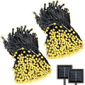 Solar String Lights Outdoor 2 Pack, Total 480 LED 170Ft, Warm White by Lalapao