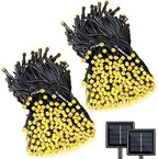 Solar String Lights Outdoor 2 Pack, Total 480 LED 170Ft, Warm White by Lalapao