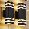 DASTOR 2 Pack Outdoor Wall Lights, Up and Down Porch Lights Outdoor Wall Mount Light Fixture, Aluminum Waterproof Exterior Lights for House Porch Garage by DASTOR