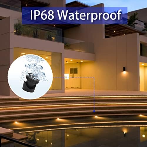 Colored Pond Lights with Timer, APP Control RGB Fountain Light IP68 Waterproof, Dimmable Outdoor Landscape Lights for Fish Tank Pond Fountain Garden (3 Lights) - Image 6