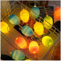 CAKERS Creative Easter Day String Lights|LED Warm White Copper Wire Lights|Hanging Fairy Lights for Bedroom Party Decor,Colorful Eggs,3m(9.8ft)-20LED-USB by CAKERS