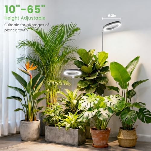 Aokrean 6.3in Grow Light, Full Spectrum Plant Light for Indoor Plants 5V/3A - Image 4