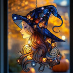 Beautiful Witch Acrylic Suncatcher by AVAGAN